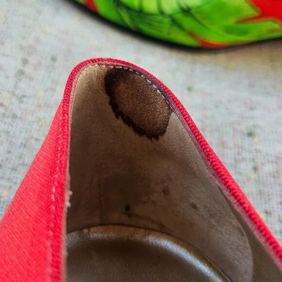 Gianni Versace Vintage Shoe Women Flat Multi Color Upper Made in Italy Size 35.5 - Picture 10 of 13